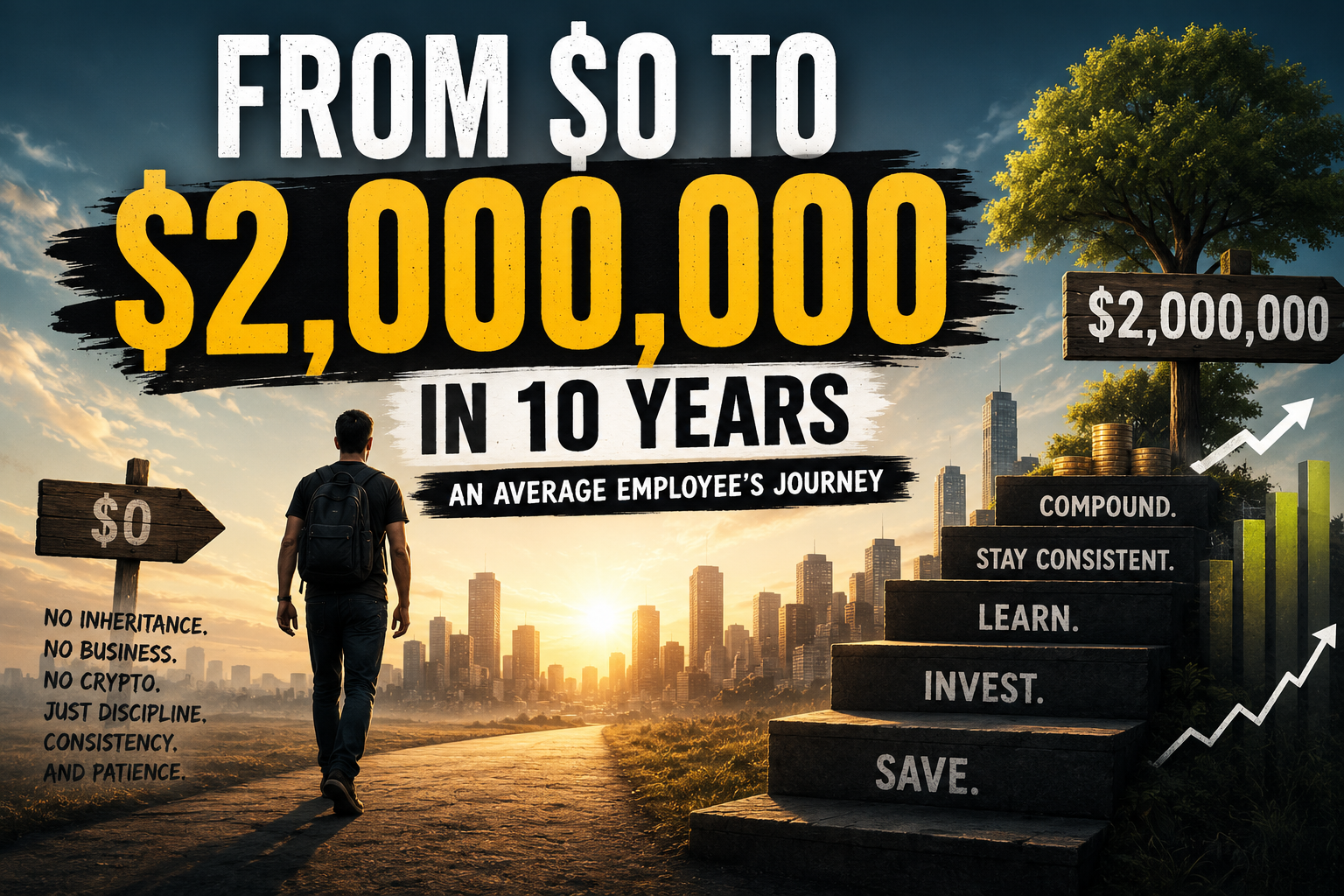 From $0 to $2 Million in 10 Years: How an Average 9-to-5 Employee Built Financial Freedom